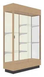 Vertical Display Case with LED Lighting - 48
