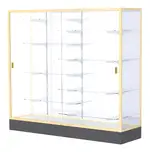 Glass Display Case with Aluminum Frame - 72