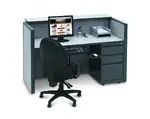 SpaceMax Cubicle Reception Desk