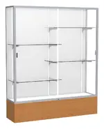 Display Cabinet with Glass Doors and Shelves - 60