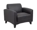 Black Reception Area Club Chair