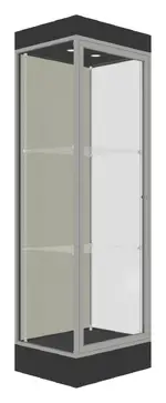 Tower Display Case with LED Lighting - 24 x 76