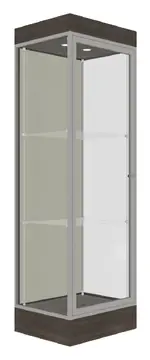 Tower Display Case with LED Lighting - 24 x 76