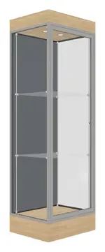 Tower Display Case with LED Lighting - 24