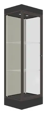 Tower Display Case with LED Lighting - 24 x 76