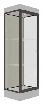 Tower Display Case with LED Lighting - 24 x 76