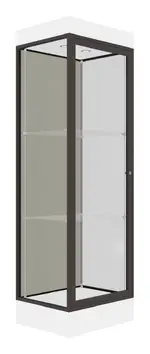 Tower Display Case with LED Lighting - 24 x 76