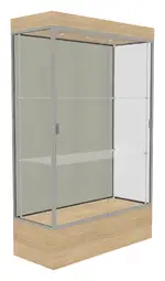 Lighted Display Case with 12 Base - 48 x 76