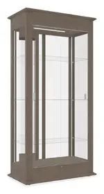 Mirrored Display Case with LED Lighting - 36