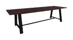 Rectangular Conference Table with Steel Frame - 30