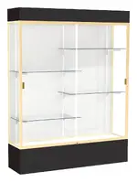 Tall Glass Display Case with Lights -  60