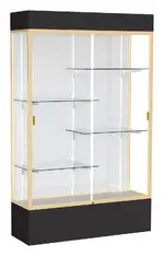 Glass Display Case with Lights -  48 x 80