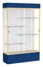 Glass Display Case with Lights -  48 x 80