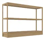 Wood Shelving Unit - 72 x 50