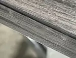 8' Grigio Boat-Shaped Conference Table