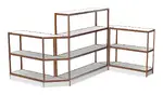 Large Open Shelving Unit - 145 x 72