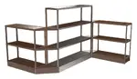 Large Wood Shelving Unit - 145 x 72