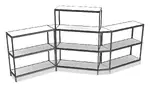 Open Back Shelving Unit - 160 x 72