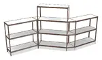 Open Back Shelving Unit - 160