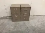 Brown Pedestal Pencil and File Drawers