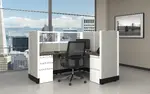 L Shaped Cubicle Workstation