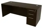 Rectangular Desk with Drawers