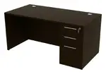 Rectangular Desk with Drawers