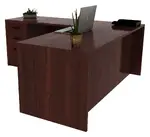 L Shaped Desk with Drawers