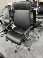 Black Leather Executive High Back Chair