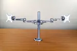 Desk Grommet Mount Dual Monitor Arm