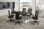 Modern Boat Shaped Conference Table