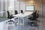 Modern Boat Shaped Conference Table