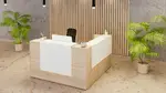 Modern L Shaped Reception Desk