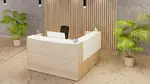 Modern L Shaped Reception Desk