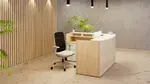 Modern L Shaped Reception Desk