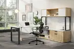 L Shaped Desk with Storage