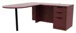 L Shaped Peninsula Desk