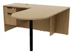 L Shaped Peninsula Desk