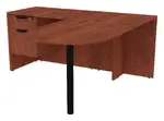 L Shaped Peninsula Desk