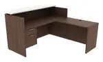 L Shaped Desk with Drawers