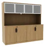 Credenza Cabinet with Hutch