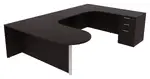 U Shaped Peninsula Desk