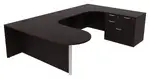 U Shaped Peninsula Desk