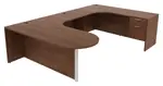 U Shaped Peninsula Desk