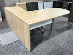 L-Shaped Peninsula Desk