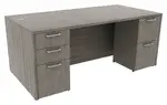 Rectangular Desk with Drawers