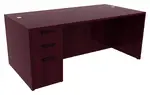 Rectangular Desk with Drawers