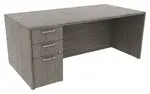 Rectangular Desk with Drawers