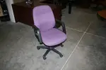 Purple and Black Office Chairs