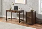 Desk with File Cabinet